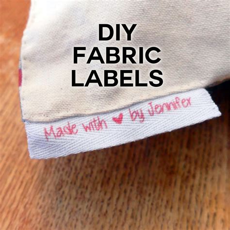 Fabric Printable Labels
